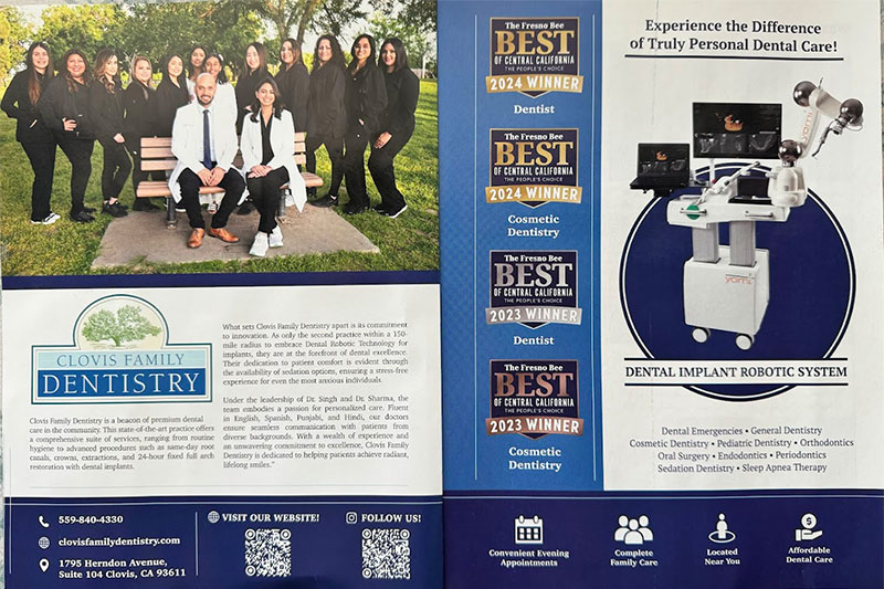 Surdeep Singh, DDS is The Fresno Bee Best of Central California People's Choice Winner of 2024