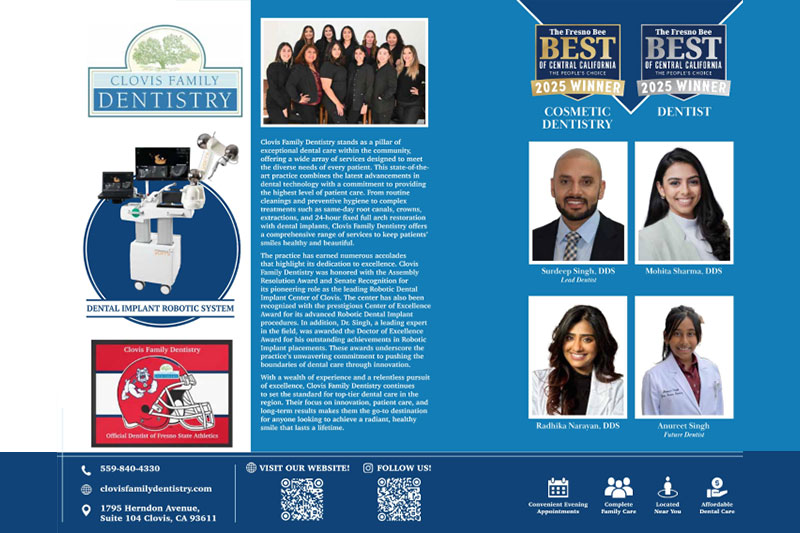 Surdeep Singh, DDS is The Fresno Bee Best of Central California People's Choice Winner of 2025